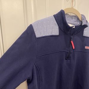 Vineyard Vines navy blue half zip pullover